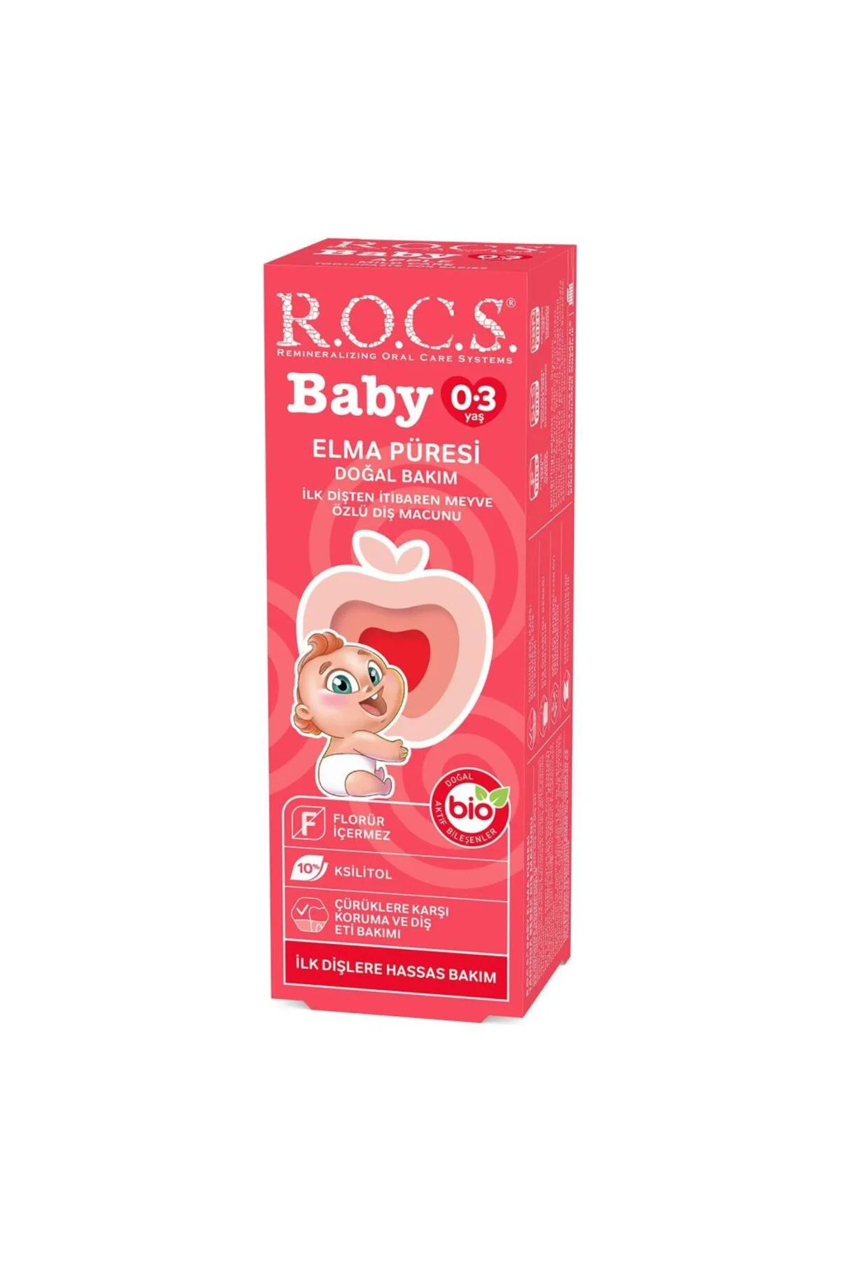 .Baby Diş Macunu 0-3 Yaş 35 ml Elma