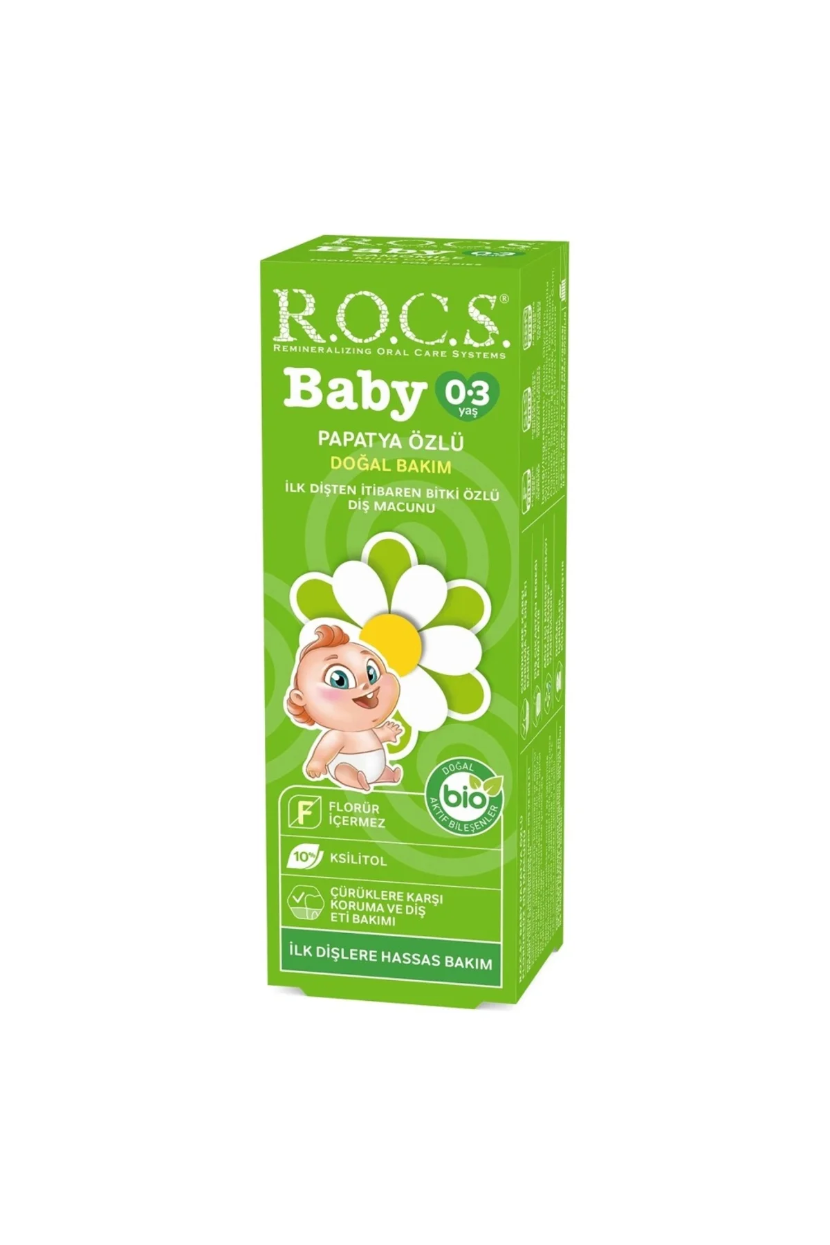 .Baby Diş Macunu 0-3 Yaş 35 ml Papatya