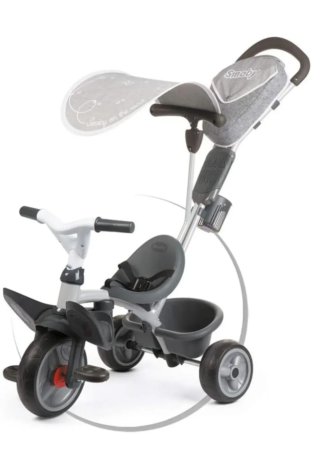 Baby Driver Comfort 3'ü1 Arada Bisiklet Seti - Gri 741502