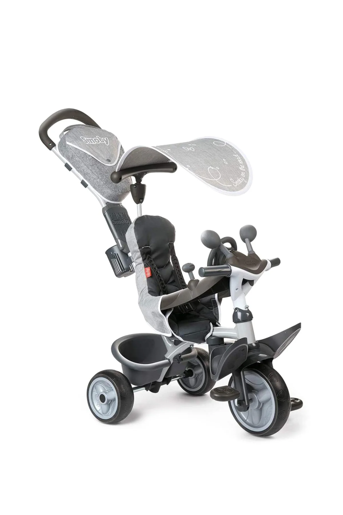 Baby Driver Comfort Gri 3'ü 1 Arada Çocuk Bisikleti