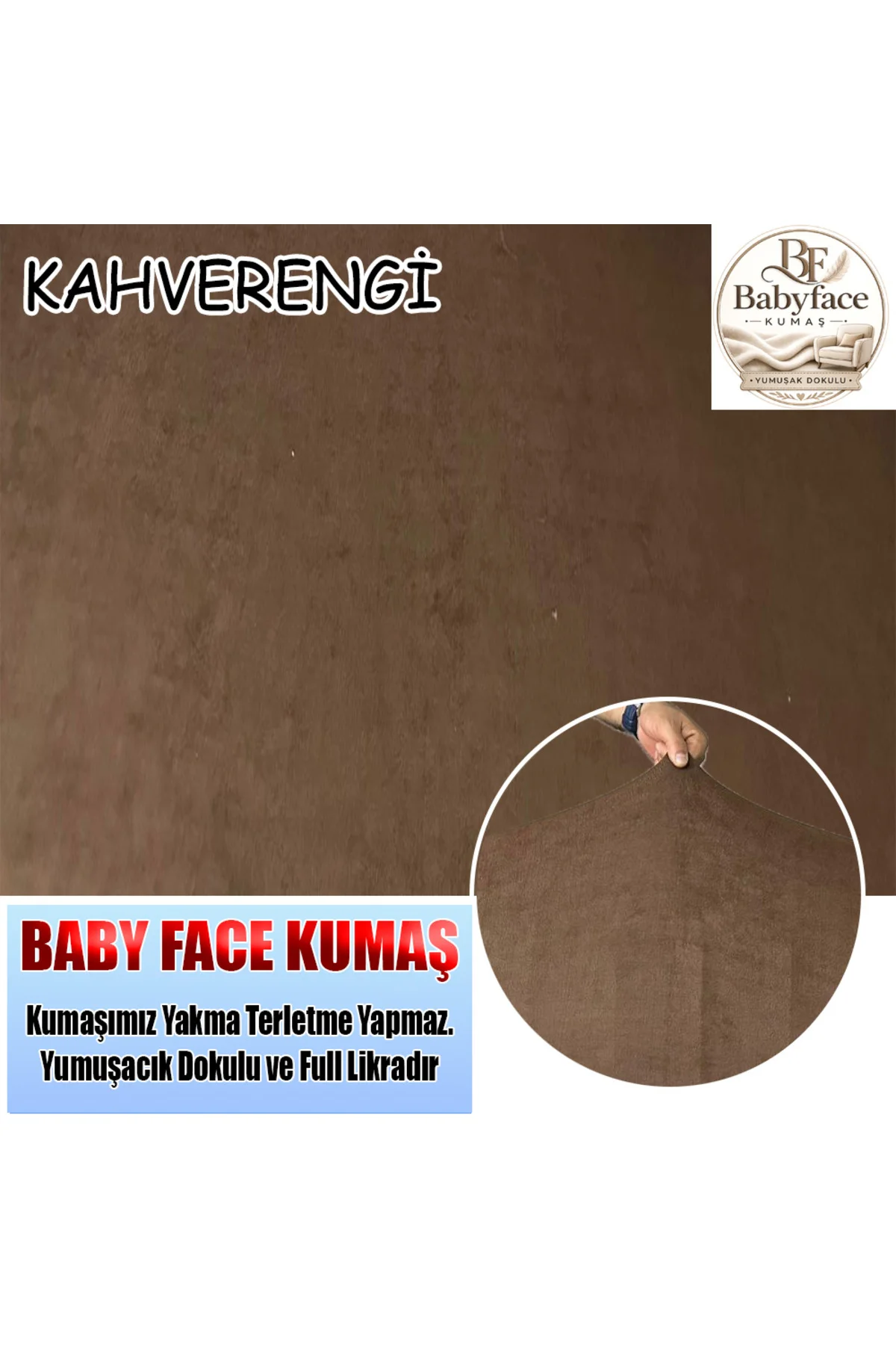 Baby Face Kumaş 3 lü Koltuk Kılıfı, Tam kaplama Yumuşak Dokulu Ko