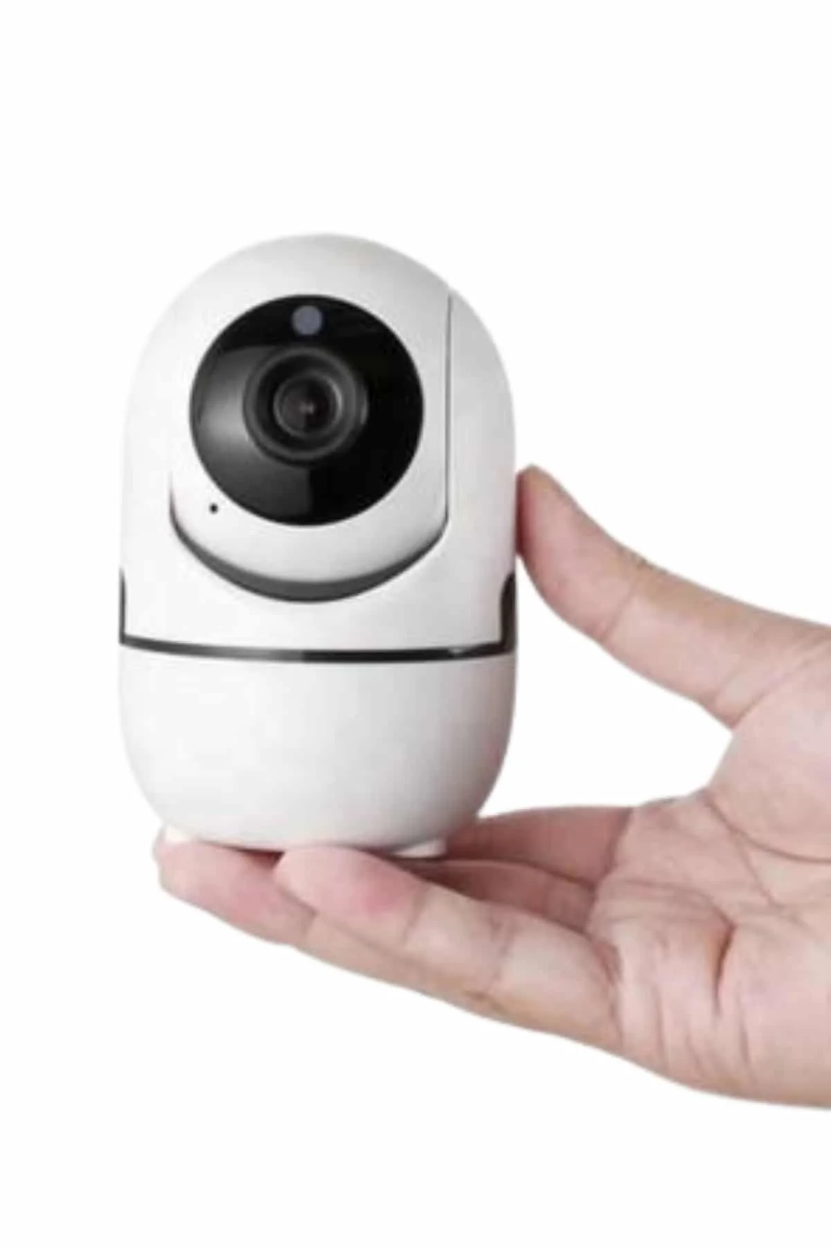Baby Kamera Kablosuz 720P Beyaz 360 Derece Wifi Kamera Full HD 10