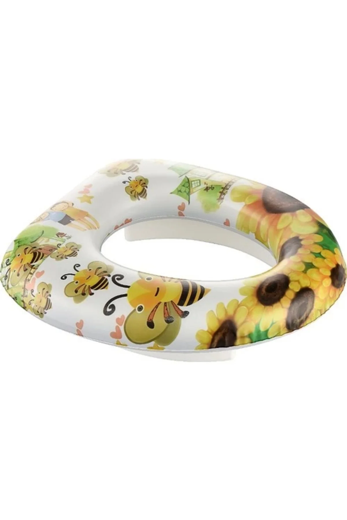 Baby Kids Çocuk-Bebek Pratik Yumuşak Süngerli Desenli Klozet Adap