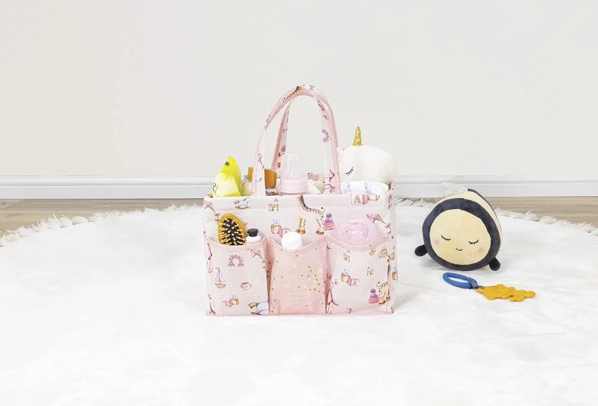 Baby Kullanımı Kolay Desenli Taşınabilir Bakım Çantası (pembe) Fiyatı, Yorumları ve Özellikleri