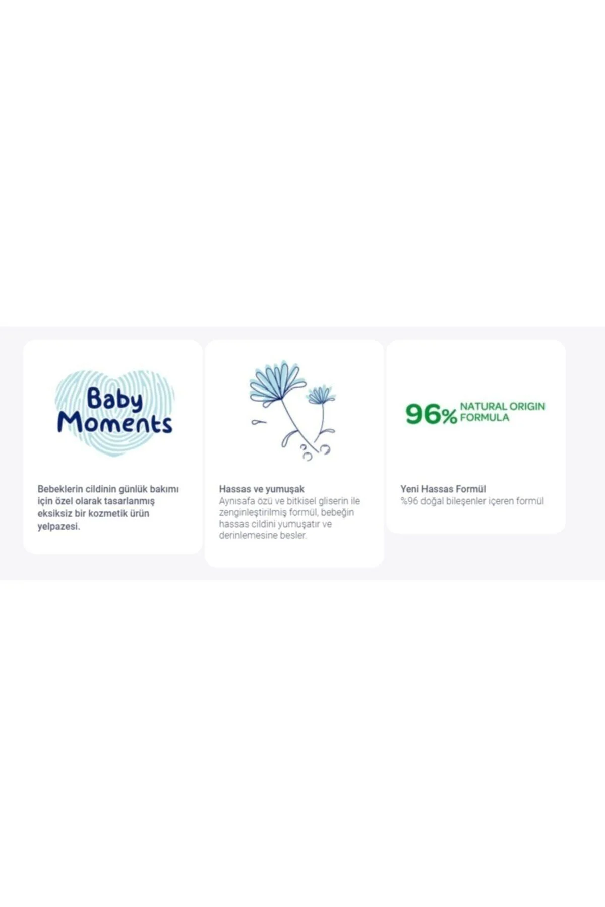 Baby Moments Doğal Saç Ve Vücut Şampuanı 500+500 ml