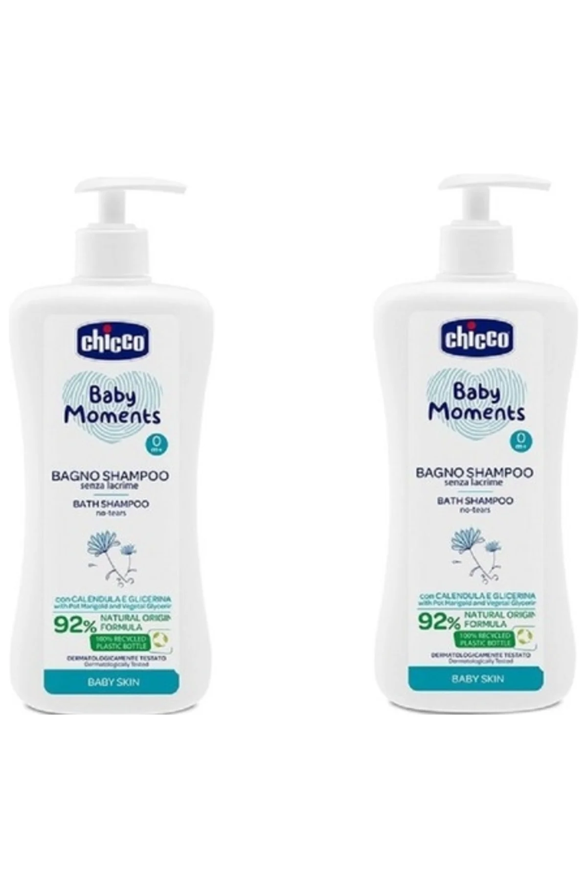 Baby Moments Doğal Saç Ve Vücut Şampuanı 750 ml X 2 Adet