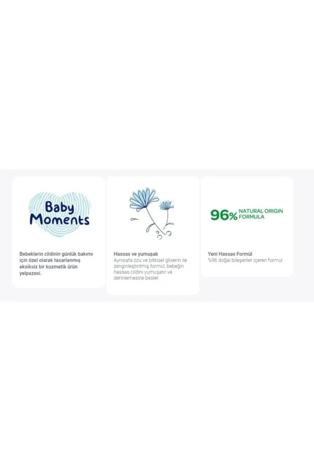 Baby Moments Doğal Saç Ve Vücut Şampuanı 500+500 ml