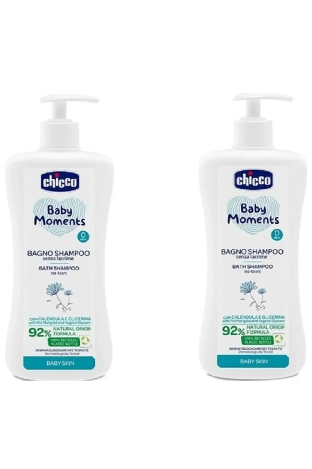 Baby Moments Doğal Saç Ve Vücut Şampuanı 750 ml X 2 Adet