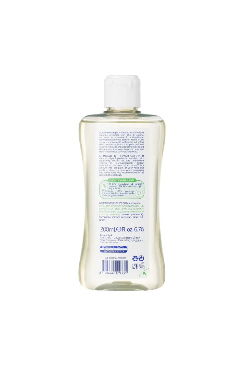 BABY MOMENTS MASAJ YAĞI 200 ML