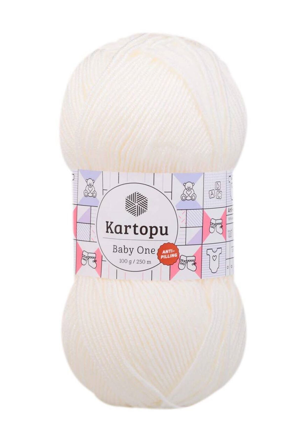 Kartopu Baby One El Örgü İp K019