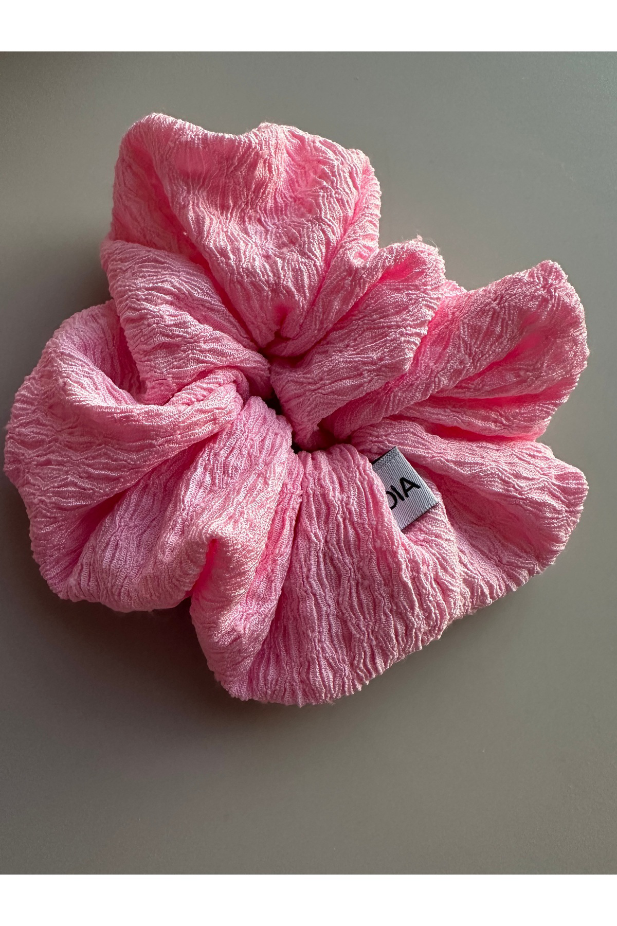 Baby Pink Pembe Set Scrunchie Lastik Toka