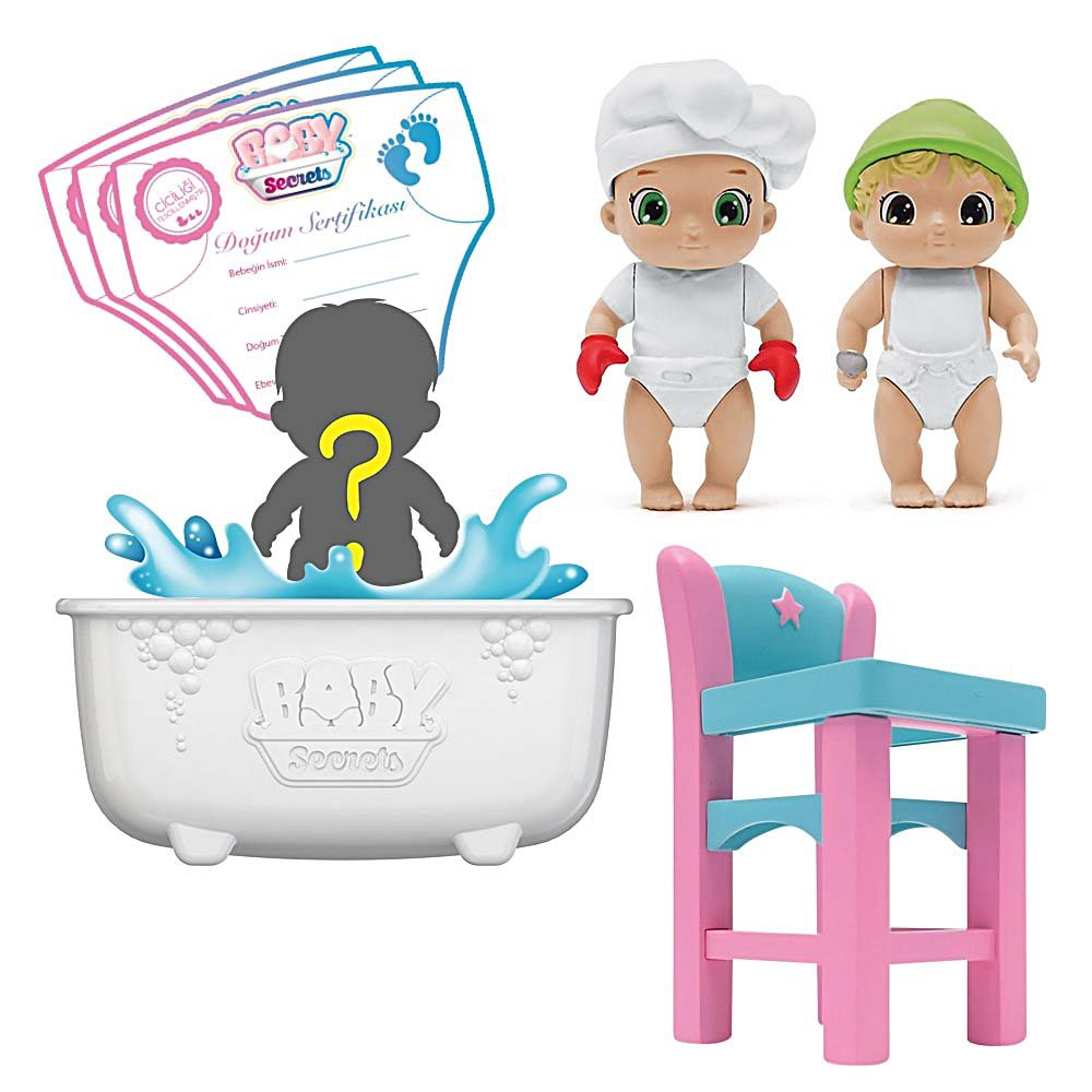 Just Cheap Store Baby Secrets Sürpriz Figür Ve Bebek Arabası Seti