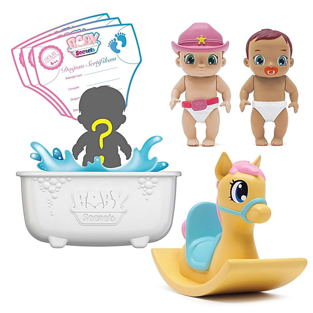Just Cheap Store Baby Secrets Sürpriz Figür Ve Bebek Arabası Seti