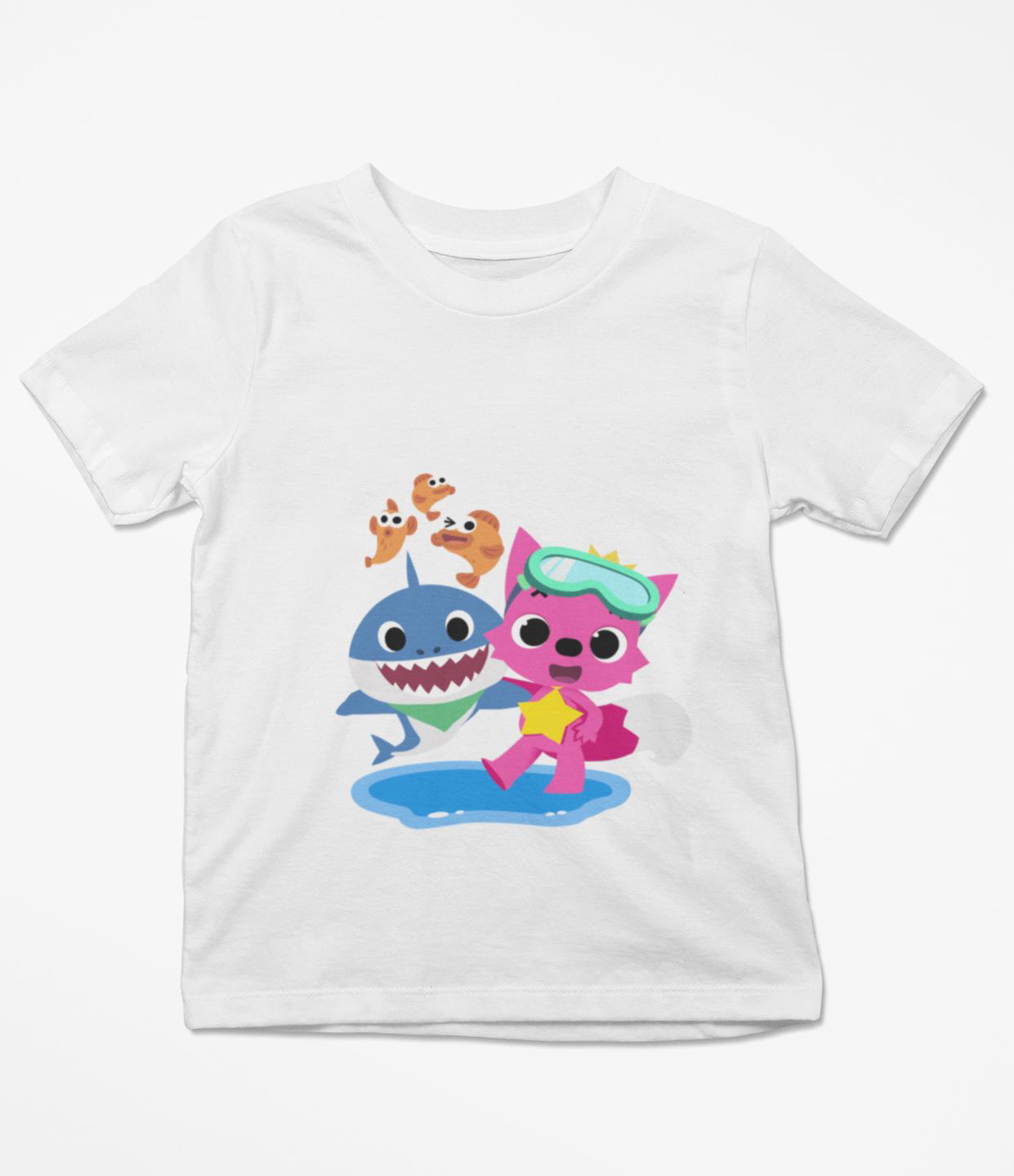 Kostüm Sarayı Baby Shark Baskılı Tişört