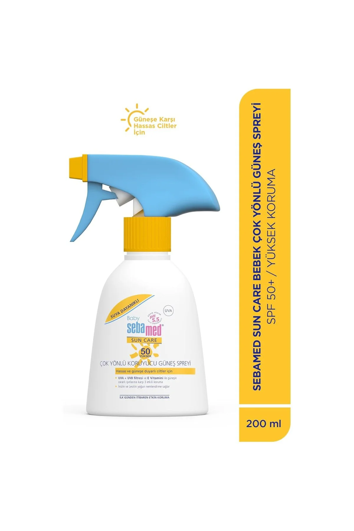 Baby SPF 50+%98 UVA Korumalı UVB Filtreli Çok Yönlü Koruyucu Çocu
