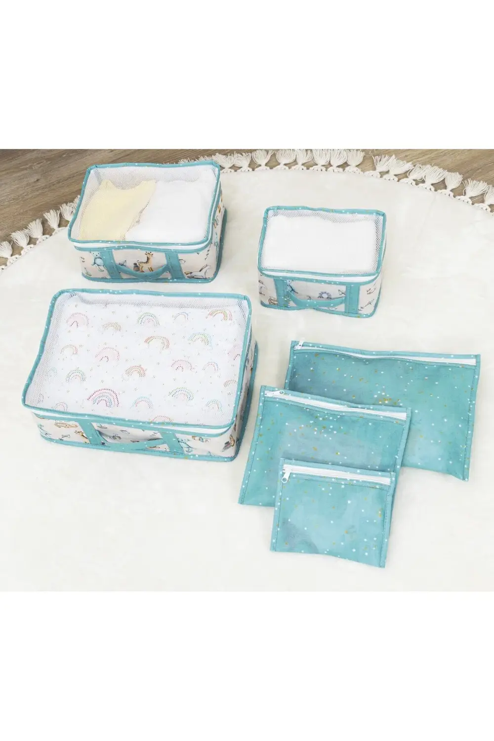 Baby Yeni Doğan Seti - Bavul Organizer , Bakım Ve Alt Bakım Çanta