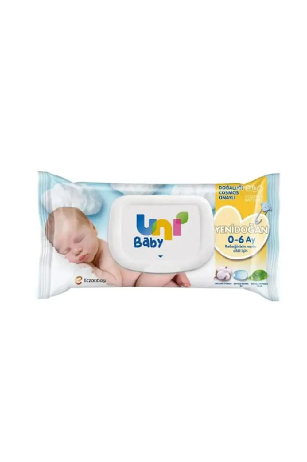 Baby Yenidoğan Islak Havlu Mendil Tekli Paket 40'Lı
