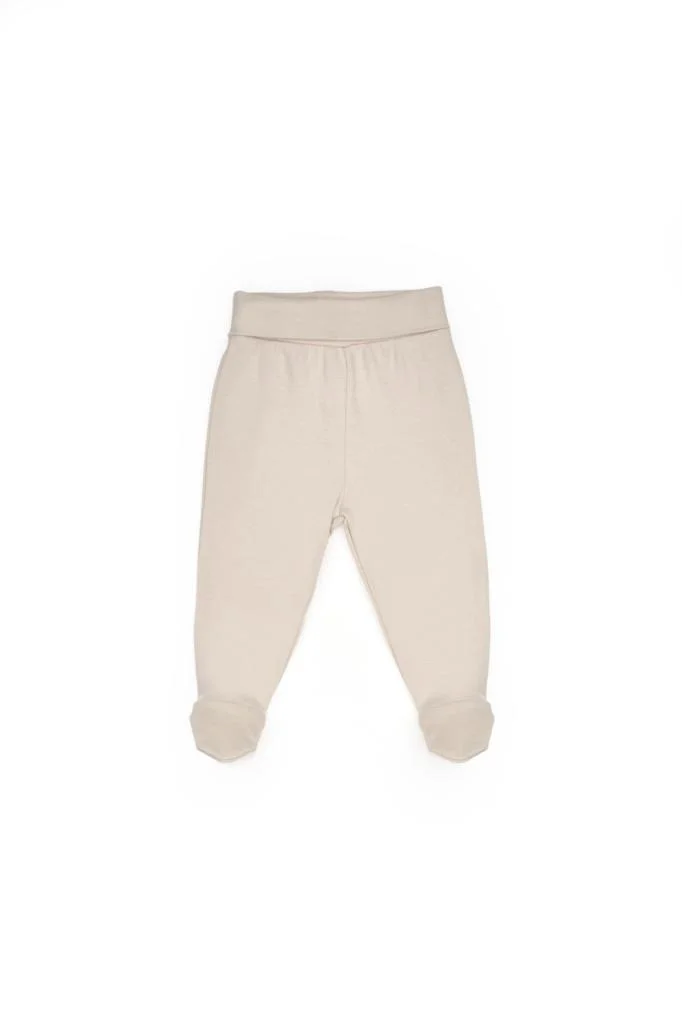 BabyCosy %100 Organik Pamuk 10'lu Kutulu Set Bebek Ve Yenidoğan Serisi 0-3 AY/56 cm Krem CSY8190-KRM