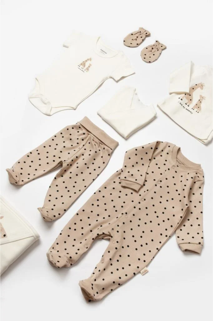 BabyCosy %100 Organik Pamuk 10'lu Kutulu Set Bebek Ve Yenidoğan Serisi 0-3 AY/56 cm Ekru CSY5112-EKR BabyCosy %100 Organik Pamuk 10'lu Kutulu Set Bebek Ve Yenidoğan Serisi 0-3 AY/56 cm Ekru CSY5112-EKR