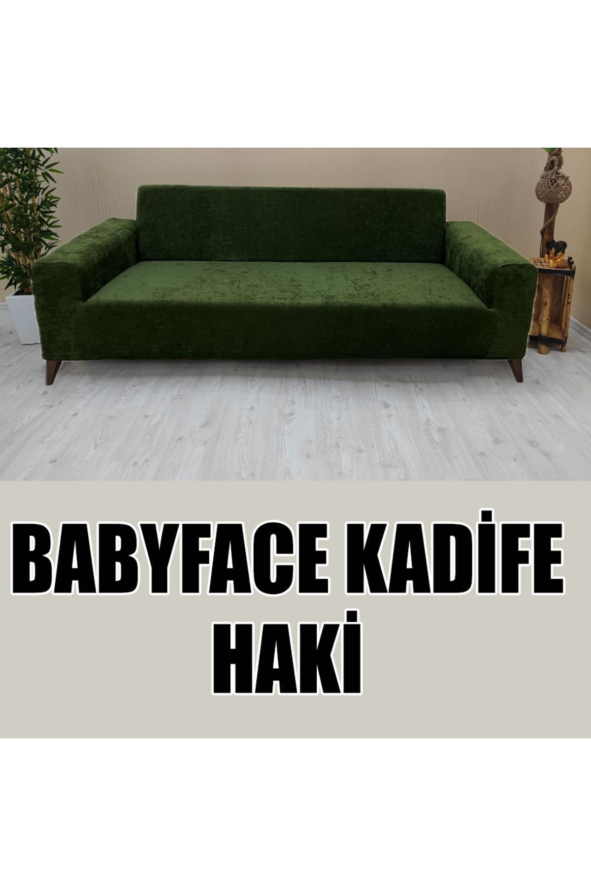 Kilifsan Babyface Kadife Kumaş 2 Adet Üçlü & Çekyat- 2 Adet Tekli Set Kolt