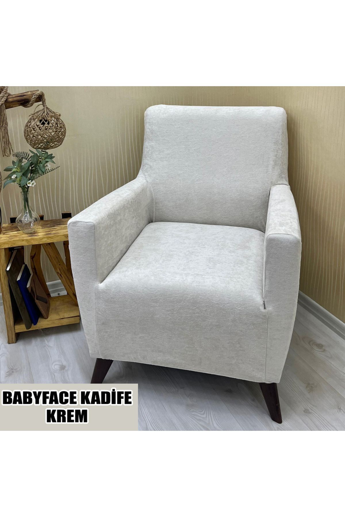 Kilifsan Babyface Kadife Kumaş Tekli Koltuk & Berjer Koltuk Kilifi