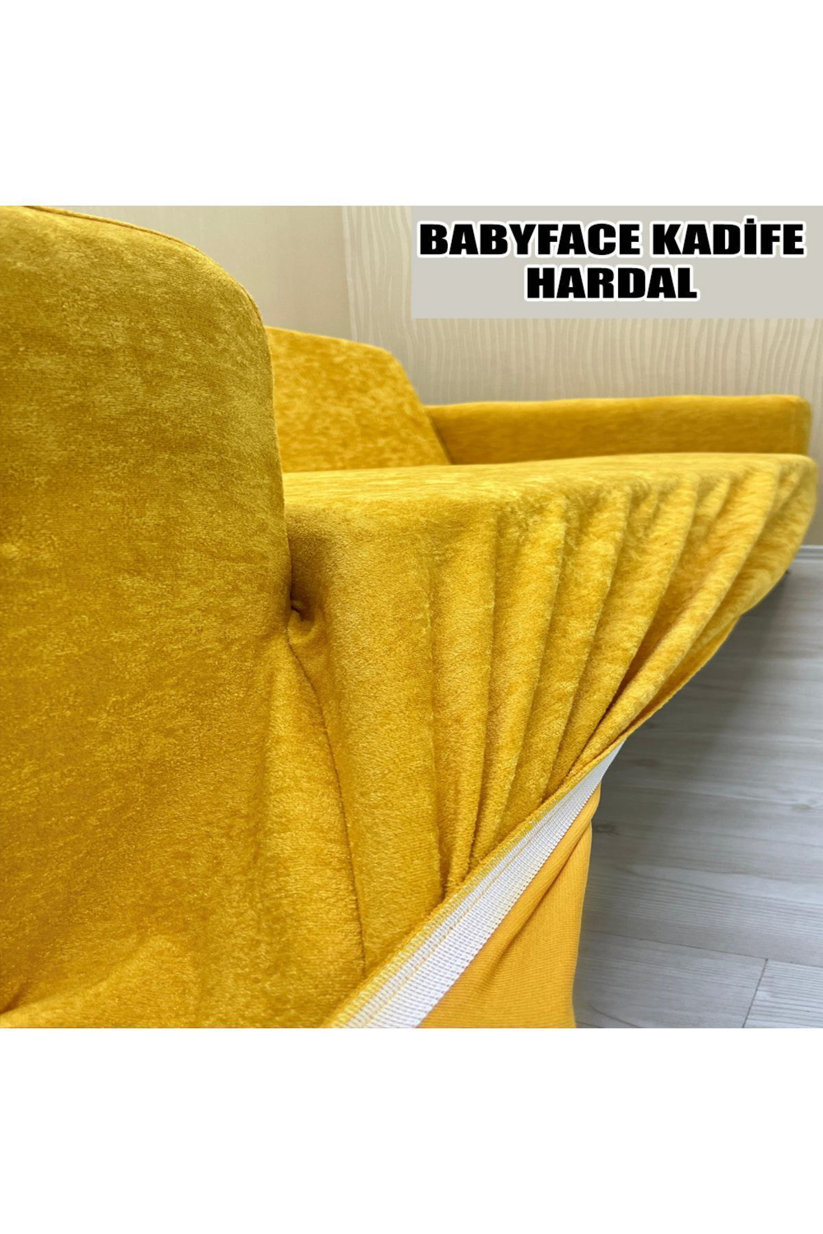 Kilifsan Babyface Kadife Kumaş Üçlü & Çekyat Koltuk Kilifi