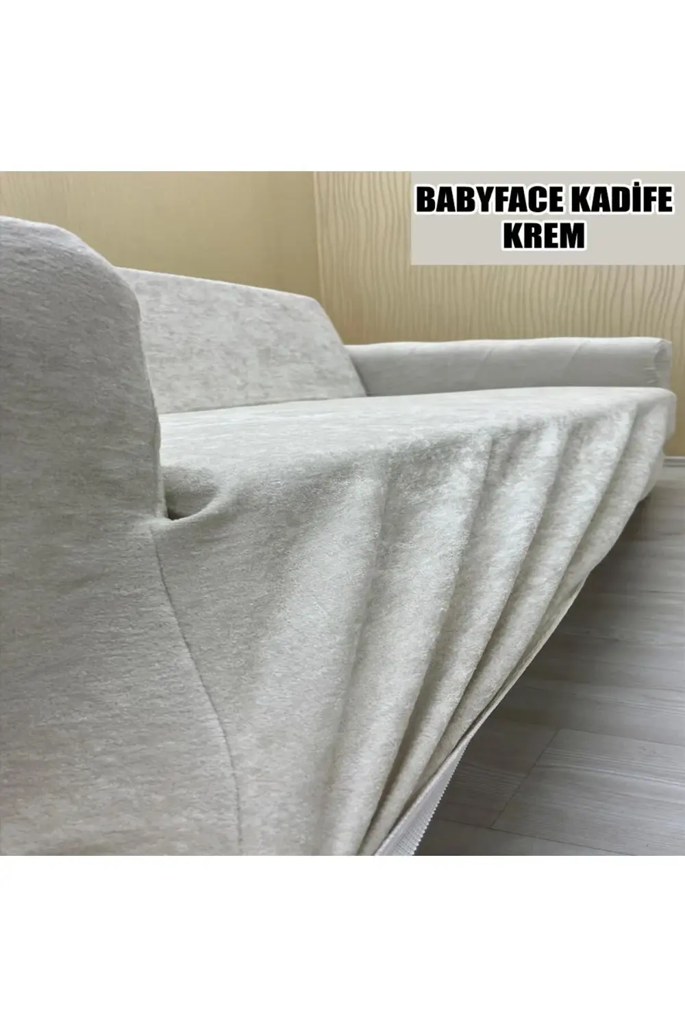 BABYFACE KADİFE KUMAŞ TEKLİ KOLTUK & BERJER KOLTUK KILIFI
