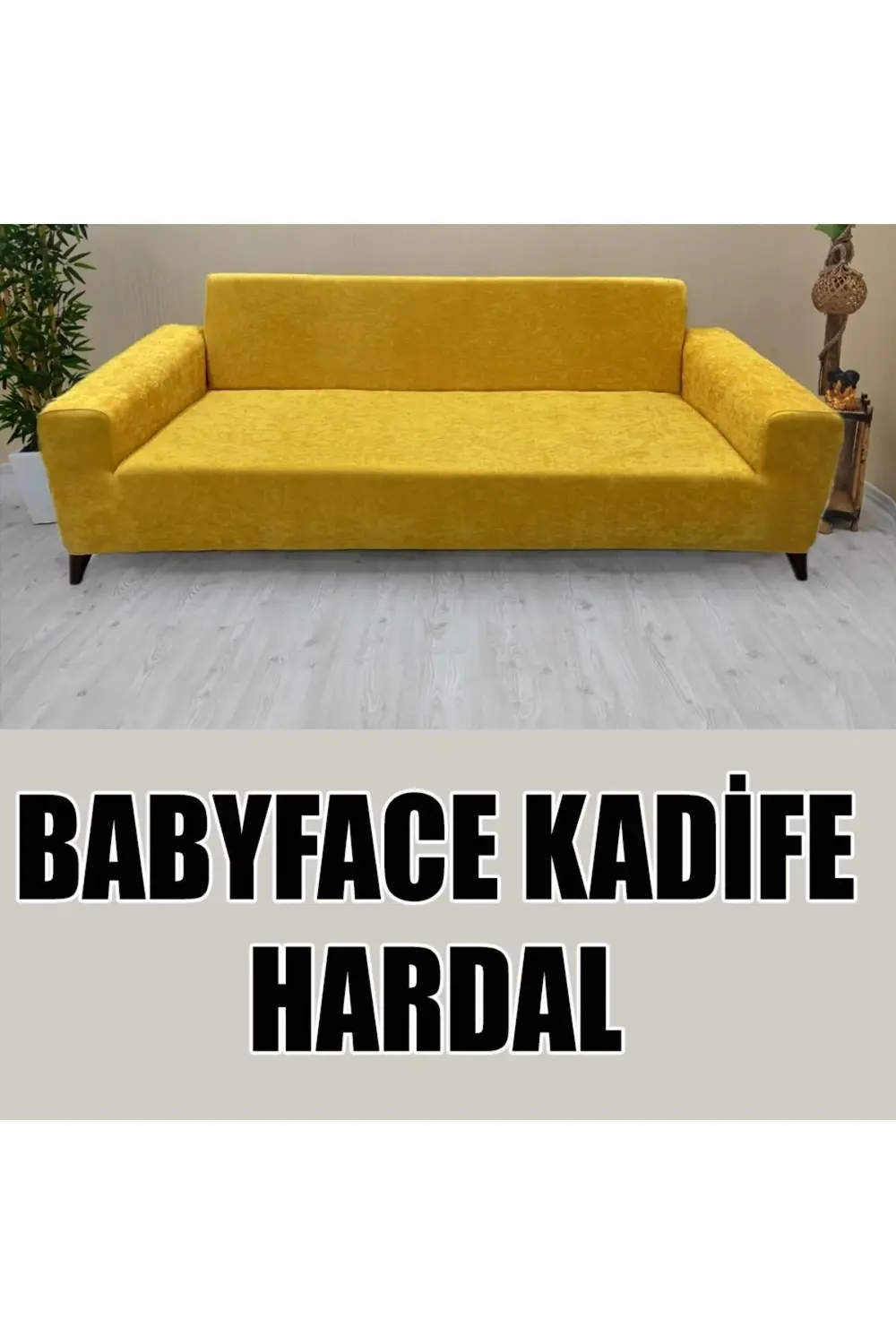 BABYFACE KADİFE KUMAŞ ÜÇLÜ & ÇEKYAT KOLTUK KILIFI