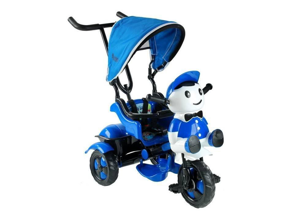 Babyhope 125 Yupi Triycle 3 Tekerli Kontrollü Bisiklet Mavi Babyhope 125 Yupi Triycle 3 Tekerli Kontrollü Bisiklet Mavi
