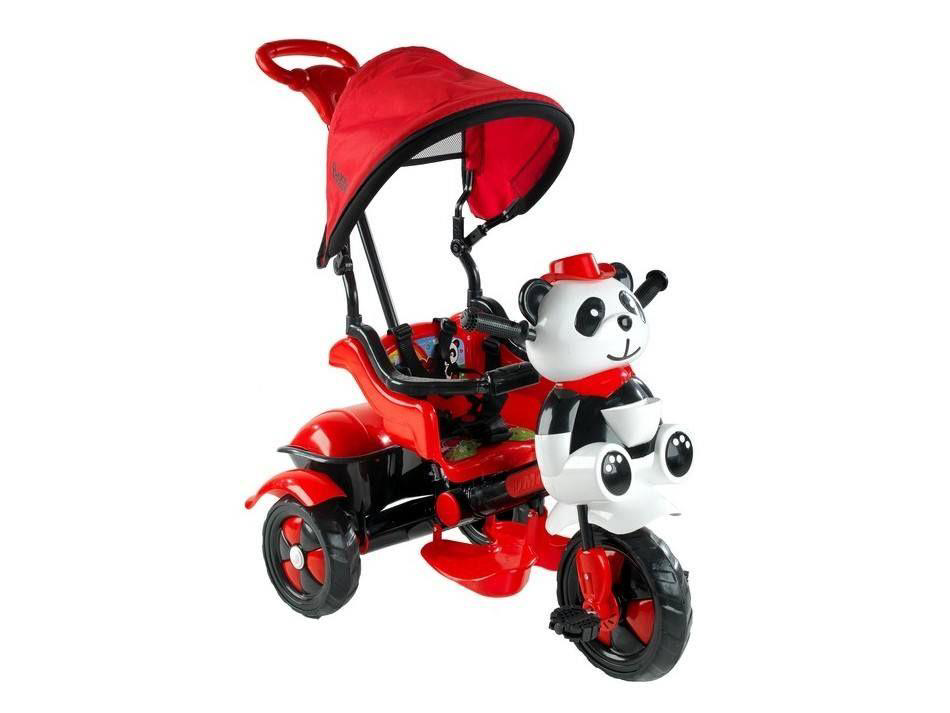 Babyhope 127 Little Panda 3 Tekerli Kontrollü Bisiklet Kırmızı-Si Babyhope 127 Little Panda 3 Tekerli Kontrollü Bisiklet Kırmızı-Si