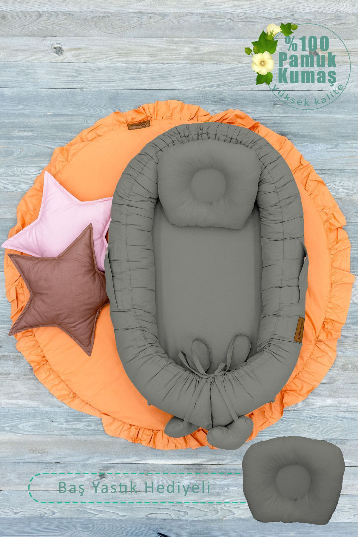 Mordesign Babynest Ortopedik Bebek Yataği, Anne Yani Bebek Yataği, Ergonomi