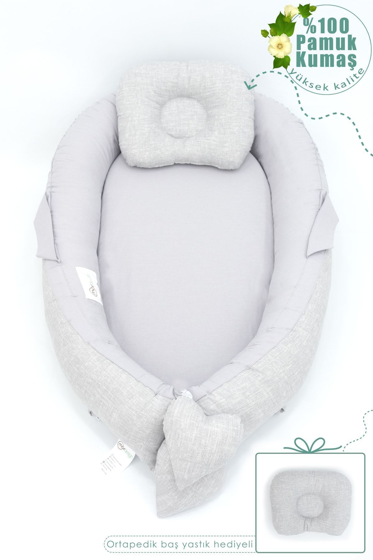 Mordesign Babynest Ortopedik Bebek Yataği, Anne Yani Bebek Yataği, Ergonomi