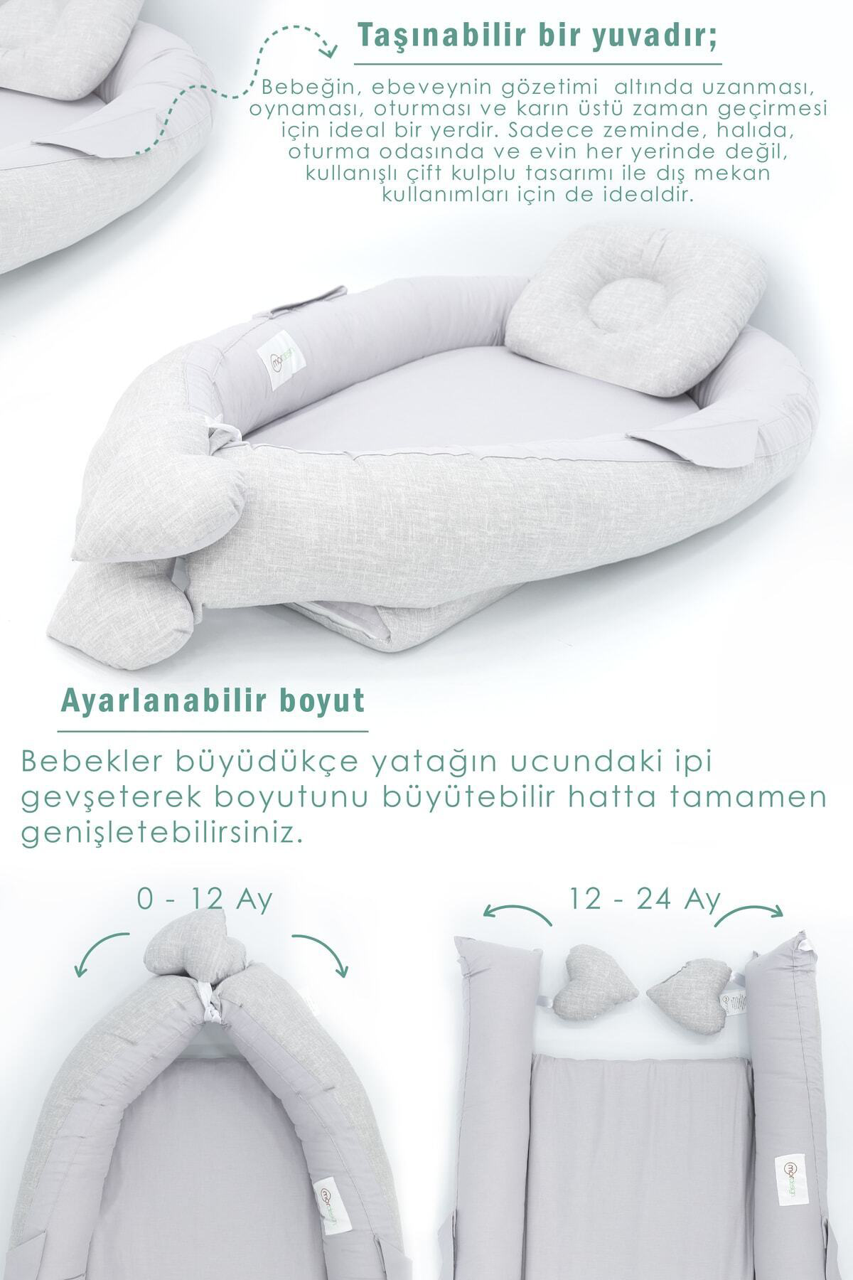 Mordesign Babynest Ortopedik Bebek Yataği, Anne Yani Bebek Yataği, Ergonomi