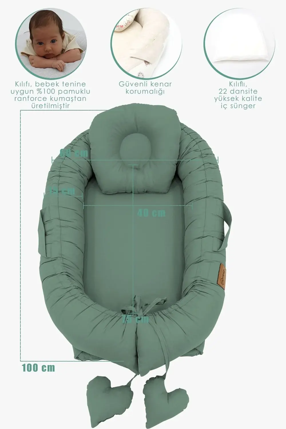 Babynest Ortopedik Bebek Yatağı, Anne Yanı Bebek Yatağı, Ergonomi