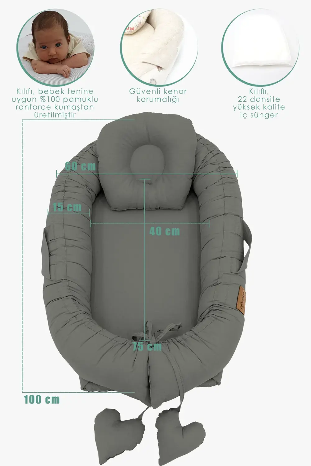 Babynest Ortopedik Bebek Yatağı, Anne Yanı Bebek Yatağı, Ergonomi