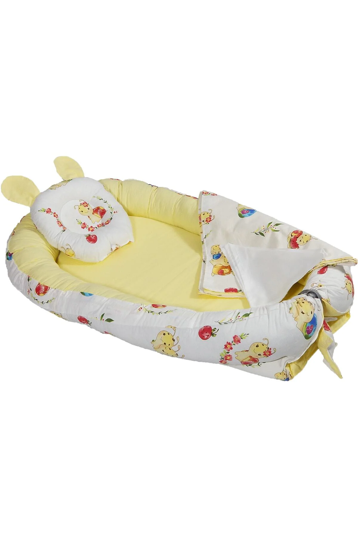 Babynest Puset Örtüsü Ortopedik Puset Minderi Ve Araba Minderi Em