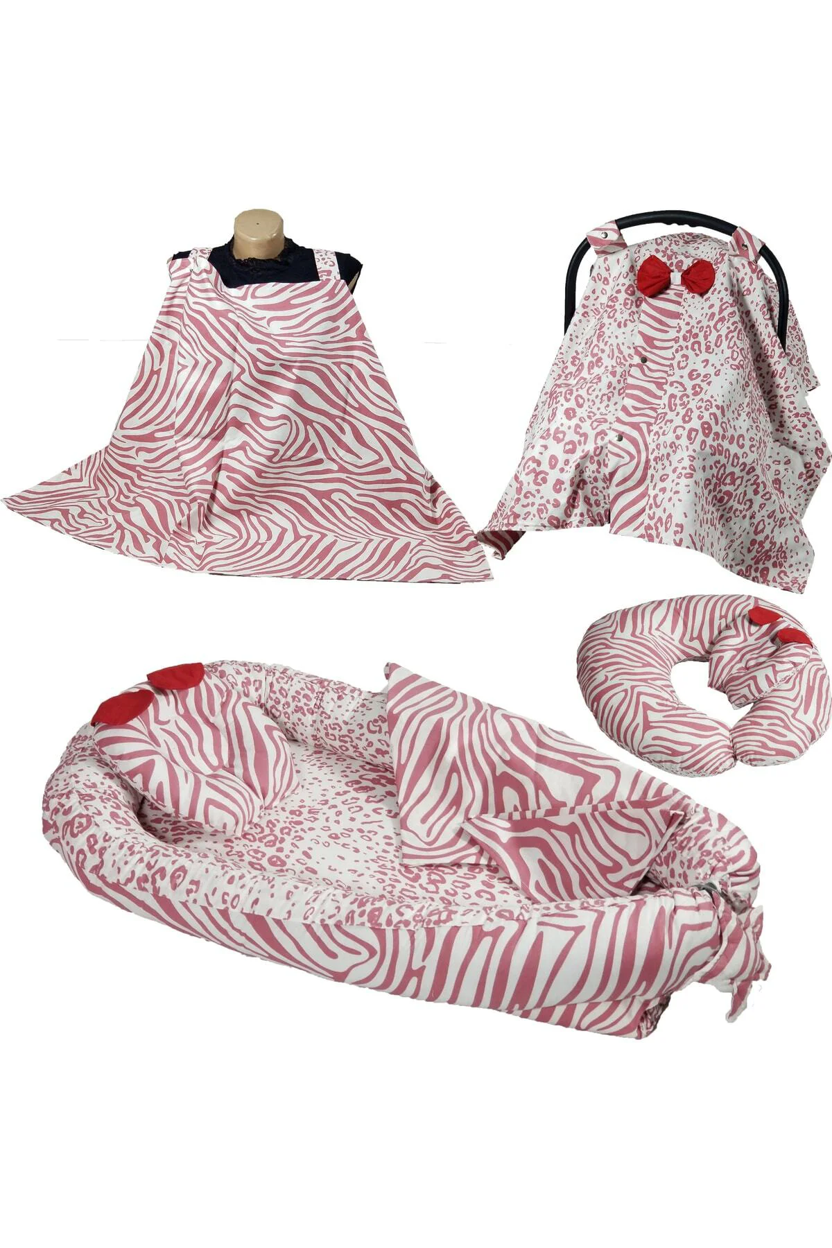 Babynest Puset Örtüsü Ortopedik Puset Minderi Ve Araba Minderi Em