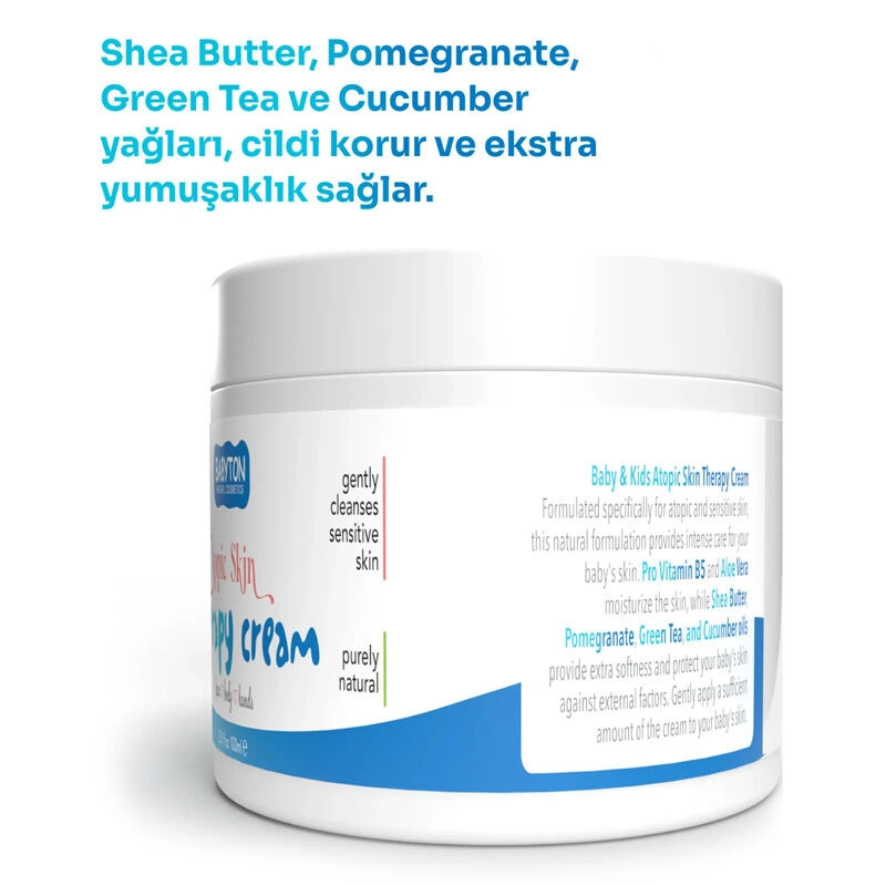 Babyton Bebekler ve Çocuklar İçin Atopik Cilt Kremi 100 ml Babyton Bebekler ve Çocuklar İçin Atopik Cilt Kremi 100 ml