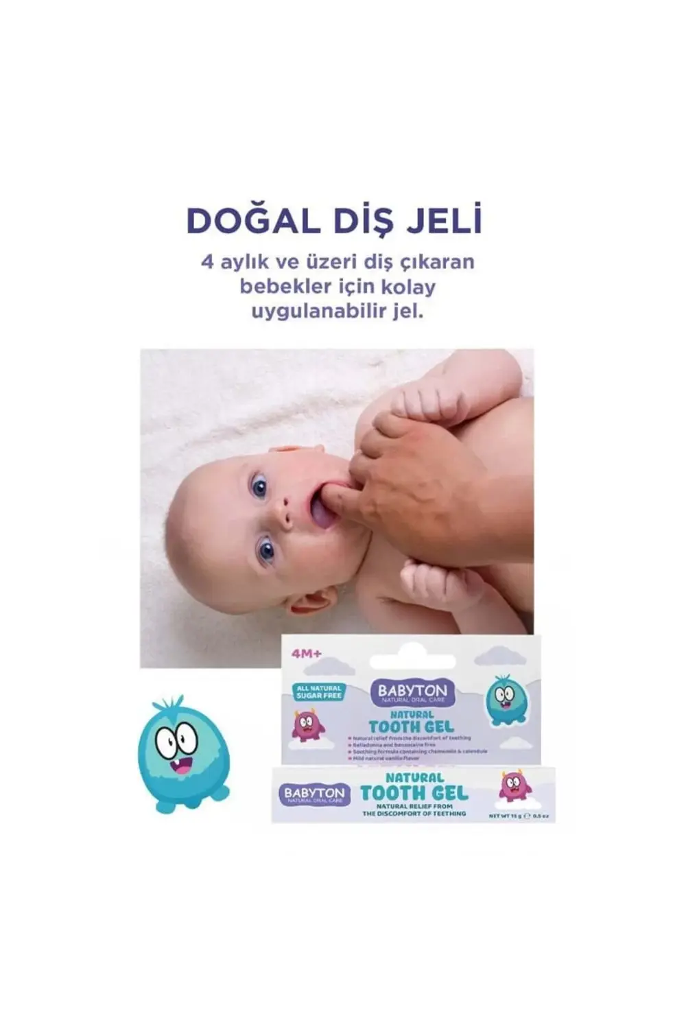 Babyton Bebekler İçin Doğal Diş Jeli