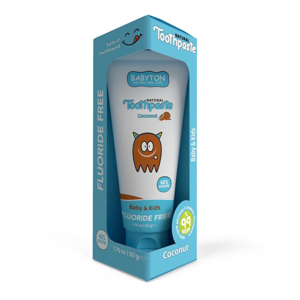 Babyton Organik Doğal Hindistan Cevizi Aromalı Diş Macunu 50 Gr Babyton Organik Doğal Hindistan Cevizi Aromalı Diş Macunu 50 Gr