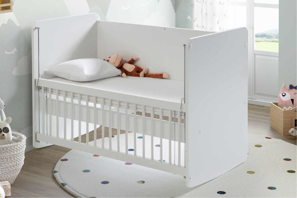 Babywhen Pratik Sallanır Anne Yanı Beşik 60x120 Beyaz Babywhen Pratik Sallanır Anne Yanı Beşik 60x120 Beyaz