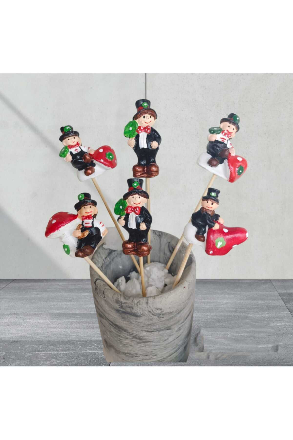 Dodemert Home Baca Temizleyiciler Saksı Dibi Süsü & Teraryum Obje 5 Adet