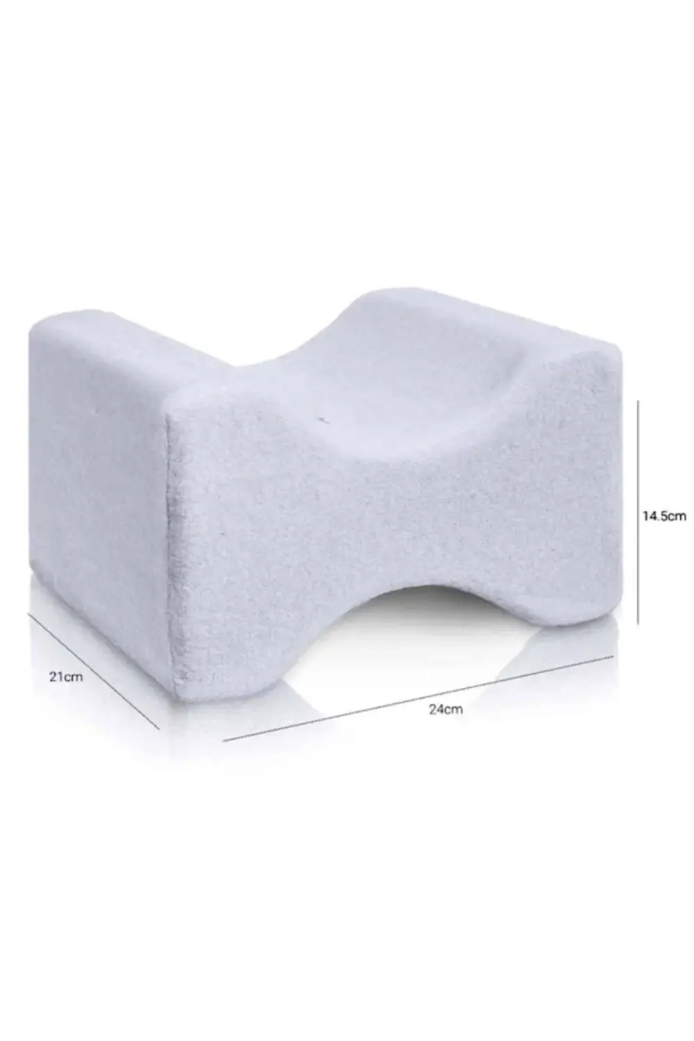 Bacak Arası Yastık Hafızalı Köpük Diz Yastığı Yan Uyuyanlar Için