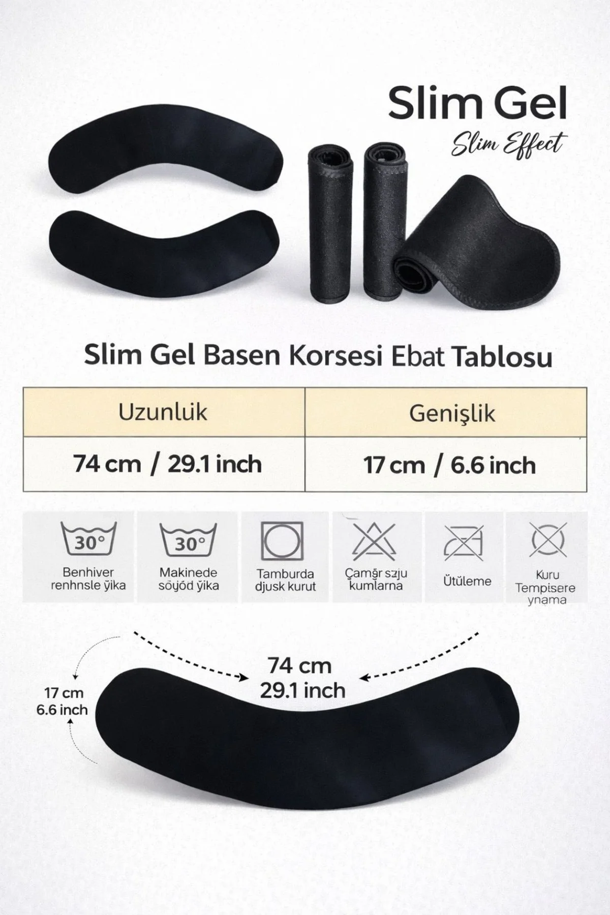 Bacak Basen Şekillendirici Terletici Baldır Engelleyici Kemer Kor