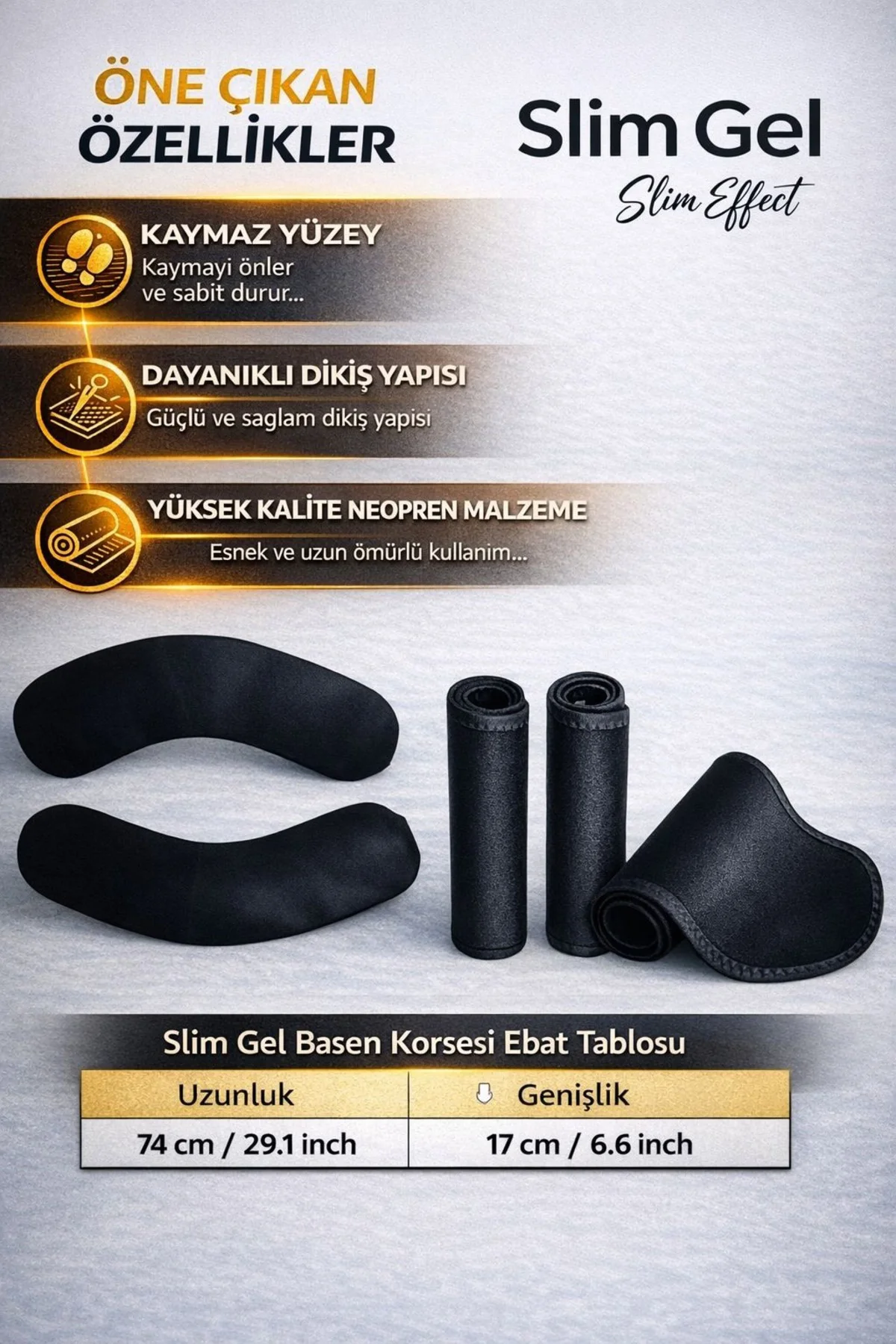 Bacak Basen Şekillendirici Terletici Baldır Engelleyici Kemer Kor