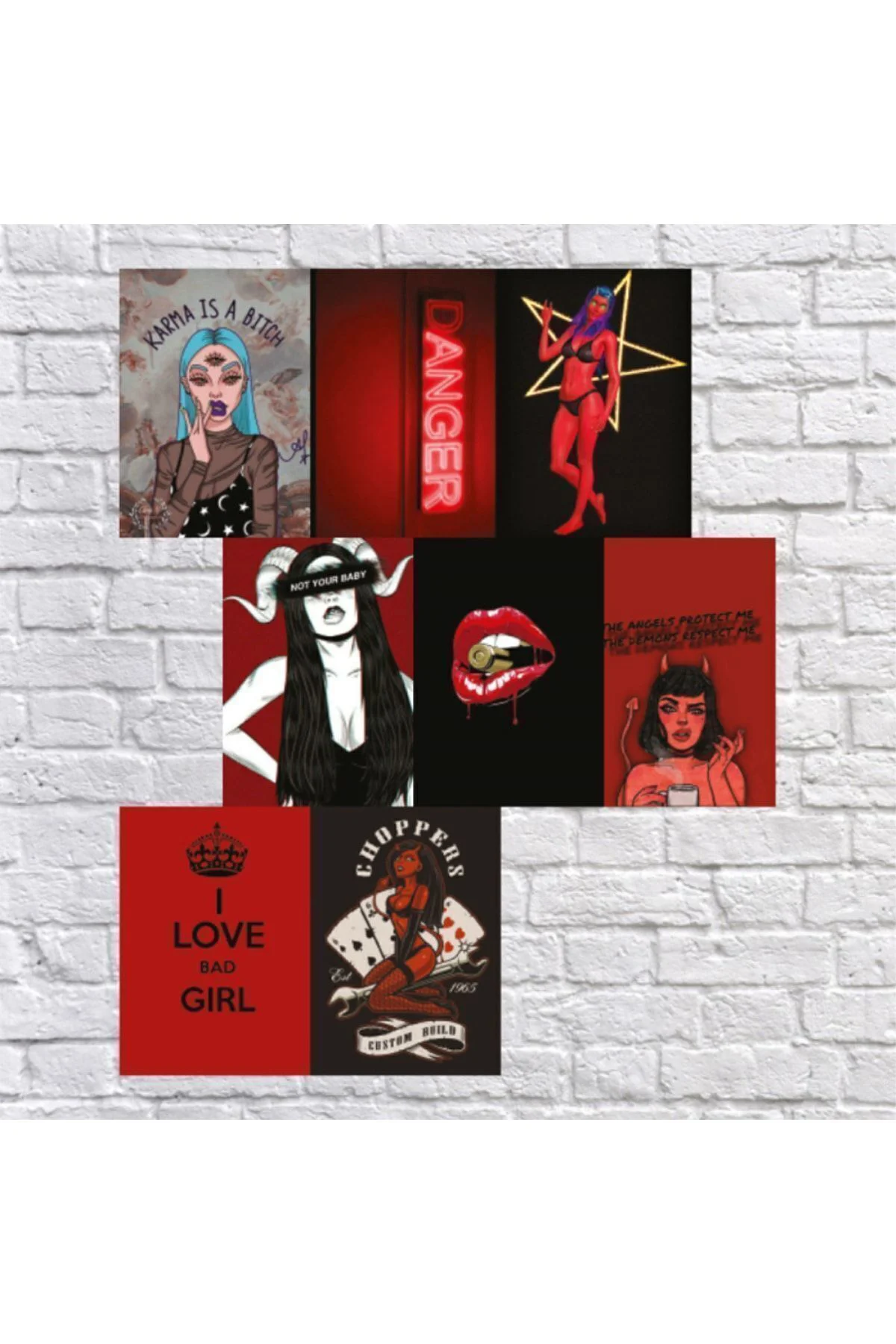 Bad Girl Red Duvar Posterleri (a4 No:1)