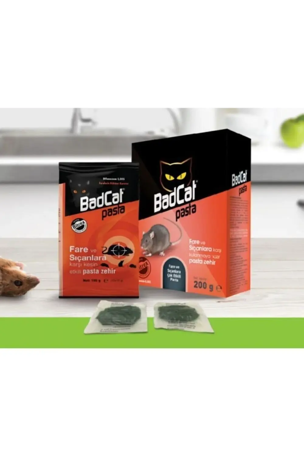 BadCat Dual Kimya Pasta Lağım Fare Zehiri 100 gr