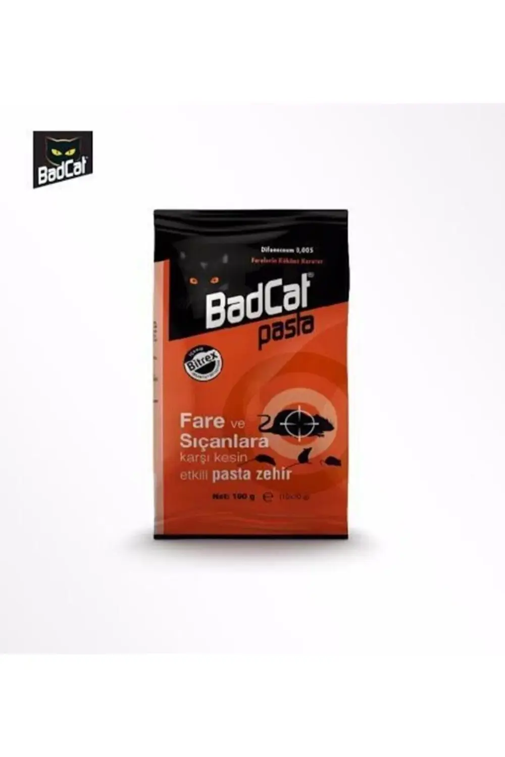 BadCat Dual Kimya Pasta Lağım Fare Zehiri 100 gr