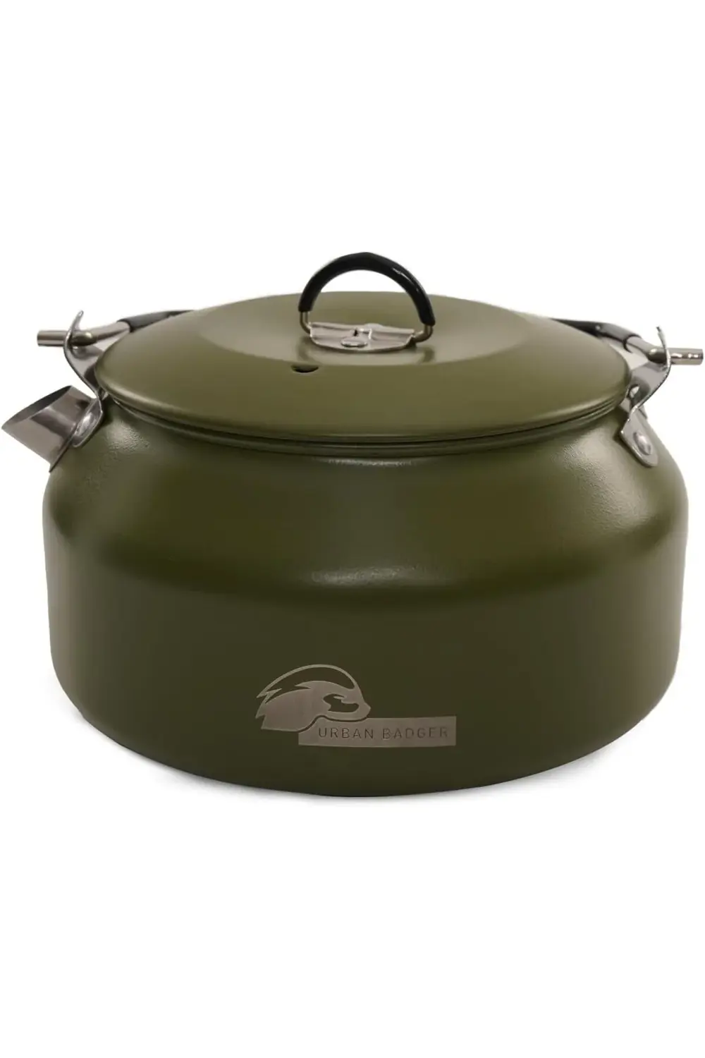 Badger Yeşil Balbal 1 Lt Renkli Kamp Çaydanlığı Yeşil, Hafif Alaş