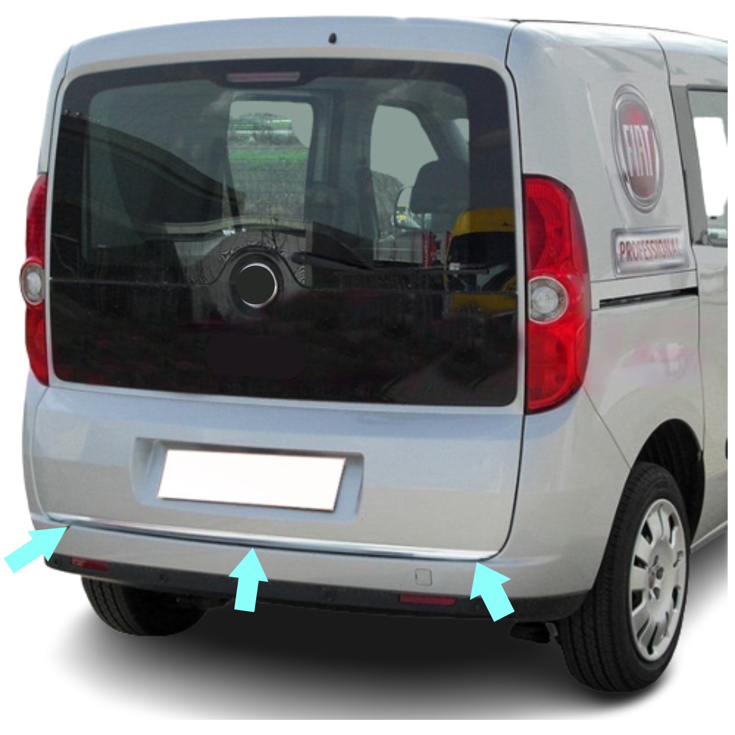 Cash Trade Bagaj Alt Çita Krom Doblo-2 Panel Van Lav 2010-2014 Arasi Modeller İçin